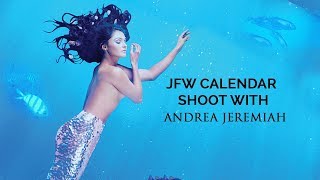 Andrea Jeremiah JFW Photoshoot for Calendar 2019 Singing on stage gives me high [upl. by Eniahpets]