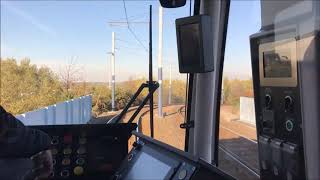 Sheffield Tram Train  Cathedral to Rotherham Parkgate Full Route [upl. by Anilek]