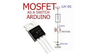 MOSFET as a Switch  MOSFET with Arduino [upl. by Sibie184]