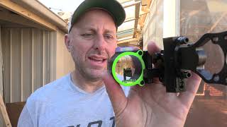 Black Gold Whitetail single pin moveable sight [upl. by Magavern]