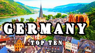 Top ten SMALL TOWNS to visit in Germany 2024 [upl. by Elata]