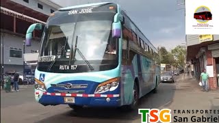 🔵⚪Bus Ruta San José San Gabriel de Aserrí DAEWOO CRD 340⚪🔵 suscribete busología [upl. by Kidd566]