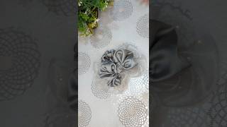 Bubble Bow Scrunchie hairaccessories viralvideo handmade bow shorts scrunchies [upl. by Crelin]