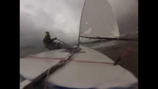 Coping with the Laser upwind in strong winds [upl. by Jorrie]