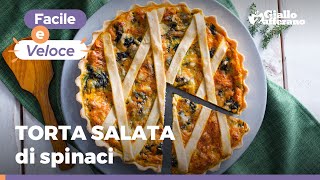 TORTA SALATA DI SPINACI  Ricetta semplice e gustosa che ti salva la cena [upl. by Myrtice]