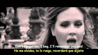 Adele  Someone Like You Lyrics amp Sub Español Official Video [upl. by Ingeberg]