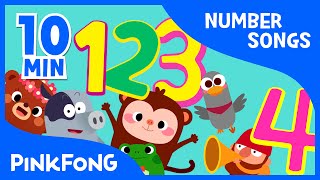 1 to 10  Number Songs   Compilation  PINKFONG Songs for Children [upl. by Ainahpets48]