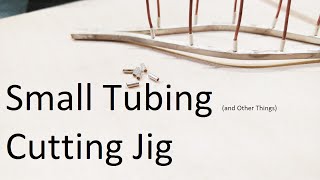 Small Tube Cutting Jig for Jewelry or Bolts Dowels Wire [upl. by Oilejor]