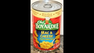 Chef Boyardee Mac amp Cheese Review [upl. by Borchert]