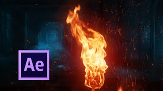 Realistic FIRE Simulation  After Effects TUTORIAL [upl. by Tamanaha348]