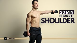 20 min Intense SHOULDER Dumbbell Workout  Follow Along [upl. by Alyss]