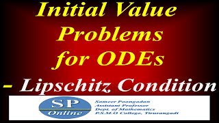 S5 BSc Numerical Analysis Lecture 27Initial value ProblemsLipschitz condition [upl. by Pinkham]