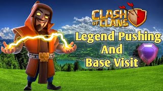 Clash Of Clans Live Legend Pushing And Base VisitPart31 [upl. by Einnej]