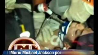 La Primera Noticia de La Muerte de Michael Jackson Español [upl. by Enyrb]