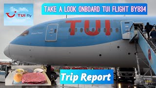 Trip Report Tui Flight BY834 Manchester To Barbados Boeing 787 Dreamliner  Uk Best Budget Airline [upl. by Lunetta]