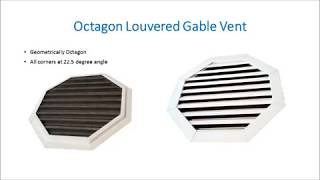 Louvered Gable Vent [upl. by Letnohs]