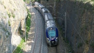 Banalisations et ralentissements de trains à La Ciotat [upl. by Yahska534]