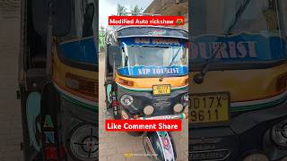 Full Modified auto rickshaw 🛺lighting desiginingshortvideos trendingshorts youtubeshorts [upl. by Atiuqa108]