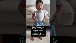 The journey to tracheostomy decannulation Baby Eisha is tube free Thank you Allah shorts [upl. by Adnih28]