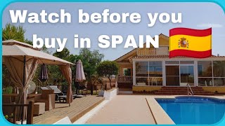 Hidden COST of buying a house in Spain 🇪🇸 [upl. by Akirej]