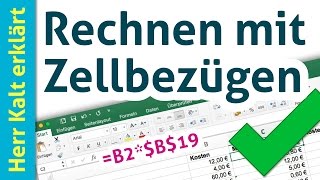 Rechnen mit Excel – AnleitungTutorial [upl. by Pietro]