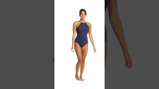 Roxy Womens Waves Only One Piece Swimsuit  SwimOutletcom [upl. by Aeynod]