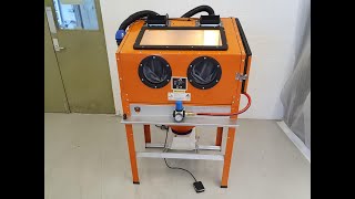 Dasberg X250 DIY Vapour Blasting Cabinet Fully Assembled Machine [upl. by Katt]