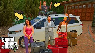 Michaels Family Road Trip in gta 5 [upl. by Narruc714]