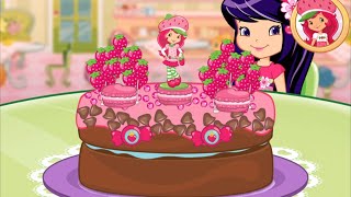 Strawberry Shortcake Bake Shop  Chocolicious Cake  Fun Cooking Games for Kids [upl. by Ennahoj]