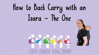 How to do a high back carry with the Isara  The One Baby Carrier [upl. by Stanislaus]