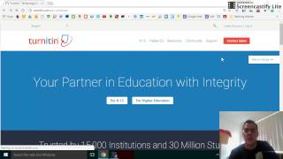 Turnitin basics  Create a class add students set assignment check similarity [upl. by Colline342]