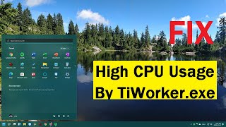 How to Fix High CPU Usage by TiWorkerexe [upl. by Hibbert]