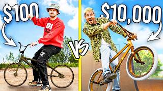 100 vs 10000 BMX Bikes [upl. by Ihskaneem]