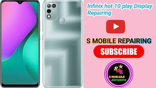 infinix hot 10 Play Display Repairingandroidphonesmartphonemobilerepairingdisplayproblem solve [upl. by Enirahtac]