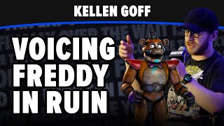 Kellen Goff  Voicing Glamrock Freddy in Ruin DLC  FNAF Five Nights at Freddys [upl. by Enelrad]