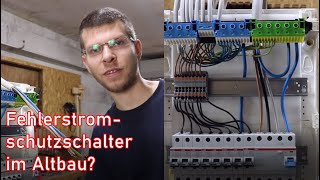 RCD  FISchalter im TNCNetz Altbau nachrüsten ElektroM [upl. by Mike]