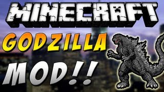 Minecraft 164  Review de GODZILLA MOD  ESPAÑOL TUTORIAL [upl. by Chansoo]