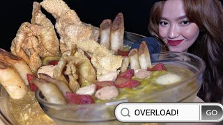 LOMI OVERLOAD  Filipino Food Mukbang [upl. by Brentt]