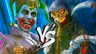 INJUSTICE 2 ESPANTALHO VS CORINGA  TODAS AS FALAS INTRO E SUPER GOLPES  DUBLADO PTBR [upl. by Arakawa]