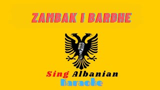 Zambak i Bardhe  Karaoke Shqip  Sing Albanian  Këndo Shqip [upl. by Bartlett]