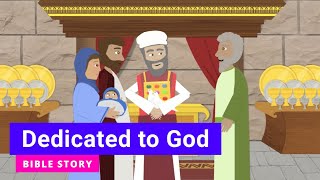 Bible story quotDedicated to Godquot  Kindergarten Year B Quarter 4 Episode 13  Gracelink [upl. by Aicilaf]