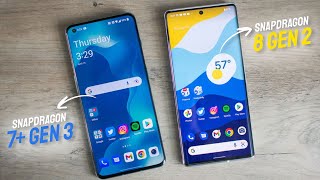 Snapdragon 7 Plus Gen 3 Vs Snapdragon 8 Gen 2  Antutu Benchmark amp Specification [upl. by Nohtan]