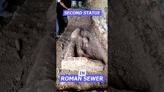 Archaeologists Find Second Statue in Ancient Roman Sewer ancienthistory archaeology art [upl. by Barney43]