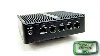 Topton N100 25G Router BIOS [upl. by Latona]