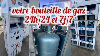 Comment recharger votre bouteille de gaz au distributeur automatique 24h24 et 7j7 [upl. by Alehs617]