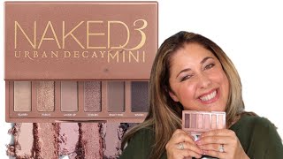 NEW Urban Decay Naked3 Mini Eyeshadow Palette Swatches Comparisons Demo [upl. by Mariele456]