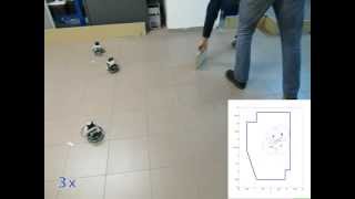 Multi robot obstacle and collision avoidance Khepera III with laser range finder [upl. by Raleigh]