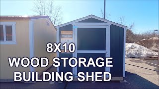 🛠🛠Home Depot Tuff Shed The Sundance Series 8 ft x 10 ft Walkaround [upl. by Fricke]