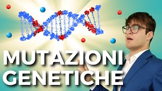 Le MUTAZIONI GENETICHE in meno di 6 minuti  BIOLOGIA FACILE [upl. by Fisa]