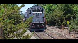 Four Trains in Absecon NJ 52324 [upl. by Sylvie]